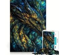 Puzzle Stained Majesty 1000 pièces pour Adultes et Adolescents, Jeu de réflexion, Loisirs, Bords précis, décoration Murale 38x52cm
