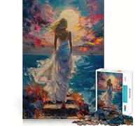 Puzzle Stairway to Heaven 1000 pièces pour Adolescents, Jouet Mental Anti-anxiété, découpe Premium, Cadeau élégant 50x75cm
