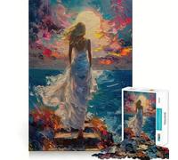 Puzzle Stairway to Heaven pour Adultes, 1000 pièces, difficulté Difficile, idéal pour se détendre et se ressourcer Un Cadeau Unique et élégant 38x26cm