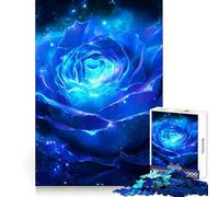 Puzzle Star Galaxy Rose FlowerZen pour Adultes, 1000 pièces, Jouet Intelligent, Lien Familial, Bords Lisses, présentation Artistique 50x75cm