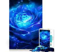 Puzzle Star Galaxy Rose FlowerZen pour Adultes, 1000 pièces, Smart Reason Toy Group Joy, Bords Lisses, pièce d'art 38x26cm