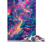 Puzzle Starfall Twilight Scene 500 pièces pour Adultes, Puzzles pour Ados, Cadeaux, Jeu éducatif pour Ados, 500 pièces (52 x 38 cm)
