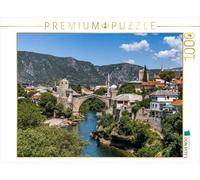 Puzzle · Stari Most Mostar | die alte Brücke von Mostar · 1000 pièces · Format assemblé 64 × 48 cm · CALVENDO Puzzle