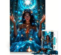 Puzzle Starlight Queen 1000 pièces pour Adolescents, Jeu de réflexion, Design Confortable et Relaxant, Cadeau attentionné 38x52cm