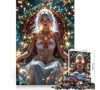 Puzzle Starlight Queen pour Adultes, 1000 pièces, Jeu d'exercice Mental, Relaxation, pour Les vœux du Père Noël 38x26cm
