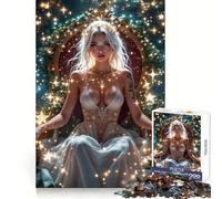 Puzzle Starlight Queen pour Adultes 1000 pièces Smart Reason Toy Group Joy Smooth Edge Fine Art Piece 38x52cm