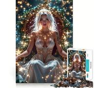 Puzzle Starlight Queen pour Adultes 1000 pièces Smart Reason Toy Group Joy Smooth Edge Fine Art Piece 38x52cm