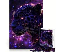 Puzzle Starlit Predator pour Adultes, 1000 pièces, Jouet Smart Reason, Lien Familial, Bords Lisses, présentation Artistique 38x52cm