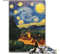 Puzzle Starry Night Country 2000 pièces pour Adultes et Adolescents, défi d'intelligence cérébrale, Jouets addictifs pour la décoration de la Maison (70x100cm)