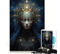 Puzzle Starseed Guide pour Adolescents, 1000 pièces, Jeu de logique Fine, Passe-Temps Calme, Collection d'œuvres d'art aux Bords Nets 38x26cm