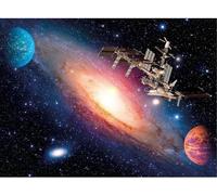 Puzzle Station Spatiale Internationale - 500 Pieces - Clementoni Collection Espace - Univers - Planete