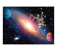 Puzzle station spatiale internationale - 500 pieces - clementoni collection espace - univers - planete G