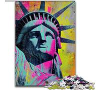 Puzzle Statue de la Liberté 1000 pièces pour Adolescents, idéal comme Cadeau pour Toute la Famille (50x75cm)