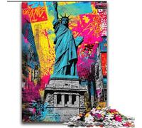 Puzzle Statue de la Liberté pour Adultes 2000 pièces, modèle à Assembler, à Offrir en Cadeau à Toute la Famille, adapté aux Enfants de 14 Ans et Plus (70x100cm)