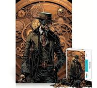 Puzzle Steampunk 1000 pièces pour Adolescents, Jouet d'exercice Mental et de Relaxation, à Assembler Selon la liste de souhaits du Père Noël 50x75cm
