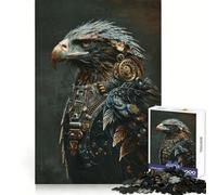 Puzzle Steampunk Aigle 1000 pièces pour Adolescents Souvenirs, Amélioration, Esprit Calme, Découpe Claire, Pièce de Collection 38x52cm