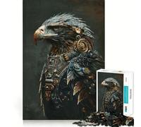 Puzzle Steampunk Aigle 1000 pièces pour Adultes Jeu de logique Pure Amusant et apaisant Découpe Nette Cadeau Exceptionnel 50x75cm
