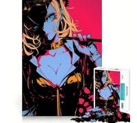 Puzzle Steampunk Anime Girl 1000 pièces pour Adolescents, Jouet Intelligent, Passe-Temps à la Maison, découpe précise, Cadeau attentionné 38x52cm