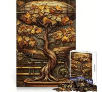 Puzzle Steampunk Arbre Bonsaï 1000 Pièces Cadeau pour Adultes Jeu de Logique Fin Loisirs Doux Bords Soignés Joli Cadeau 38x26cm