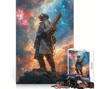 Puzzle Steampunk Astronaute Adolescent 1000 Pièces Jouet de Stimulation Logique Cadeau Premium de Qualité pour Famille 38x26cm