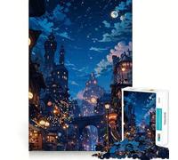 Puzzle Steampunk City pour Adolescents, 1000 pièces, Casse-tête intellectuel, Divertissement paisible, Art à Assembler, Joli Cadeau 50x75cm