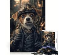 Puzzle Steampunk de 1000 pièces représentant Un Chien, idéal pour Les Adultes Cadeau Stimulant pour Le Cerveau, Parfait pour se détendre et créer Une œuvre d'art mémorable 38x52cm