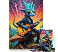 Puzzle Steampunk Dino Rhythms 1000 pièces pour Adultes Jeu de réflexion et de Calme Décoration Murale épurée 38x26cm