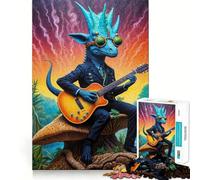 Puzzle Steampunk Dino Rhythms pour Adolescents, 1000 pièces, Jeu de logique mentale, Anti-Stress, découpe Ferme, Cadeau de Noël 50x75cm