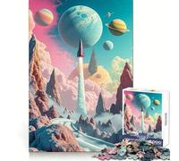 Puzzle Stellar Ascent Difficile pour Adultes 1000 Pièces Jeu de Logique Lien Familial Découpe de Précision Surprise Chaude 50x75cm