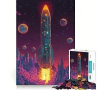 Puzzle Stellar Dawn Vessel 1000 pièces pour Adultes, Jeu de réflexion et de logique, Montage Silencieux et Amusant, Cadeau raffiné 38x52cm