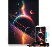 Puzzle Stellar Fantasia Néon 1000 Pièces pour Adolescents Jeu de Développement Logique et Calme Collection Premium Edge Art 50x75cm