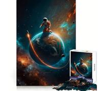 Puzzle Stellar Journey 1000 pièces pour Adultes Soulagement du Stress Découpe précise Choix du Père Noël 50x75cm