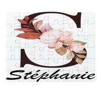 Puzzle Stéphanie | 30 Pièces 24 × 19 cm Carton Brillant 2 mm | Message à Reconstituer Annonce Surprise | Cadeau Anniversaire Noël