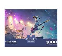 Puzzle Stitch 1000 Pieces avec Un Touch Animal - Ce Puzzle Chien 1000 Pièces Est Un Défi Satisfaisant pour Les Adultes 38x26cm/1000pcs