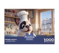 Puzzle Stitch 1000 Pieces avec Un Touch Animal - Ce Puzzle Chien 1000 Pièces Est Un Défi Satisfaisant pour Les Adultes 38x26cm/1000pcs