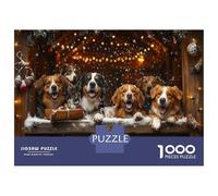 Puzzle Stitch 1000 Pieces Interprétation Libre - Représente Un Chien dans Un Puzzle 1000 Pieces Adulte Plein De Charme Animal 70x50cm/1000pcs