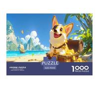 Puzzle Stitch 1000 Pieces Interprétation Libre - Représente Un Chien dans Un Puzzle 1000 Pieces Adulte Plein De Charme Animal 70x50cm/1000pcs