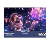 Puzzle Stitch 1000 Pieces Interprétation Libre - Représente Un Chien dans Un Puzzle 1000 Pieces Adulte Plein De Charme Animal 38x26cm/1000pcs