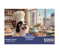 Puzzle Stitch 1000 Pieces Interprétation Libre - Représente Un Chien dans Un Puzzle 1000 Pieces Adulte Plein De Charme Animal 38x26cm/1000pcs
