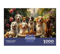 Puzzle Stitch 1000 Pieces Interprétation Libre - Représente Un Chien dans Un Puzzle 1000 Pieces Adulte Plein De Charme Animal 38x26cm/1000pcs