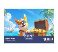 Puzzle Stitch 1000 Pieces Interprétation Libre - Représente Un Chien dans Un Puzzle 1000 Pieces Adulte Plein De Charme Animal 38x26cm/1000pcs