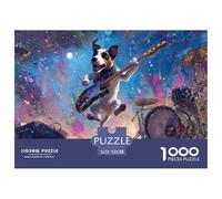 Puzzle Stitch 1000 Pieces pour Adultes - Un Hommage Au Chien dans Un Puzzle 1000 Pieces Animaux Aux Couleurs Vibrantes 52x38cm/1000pcs