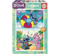 Puzzle - Stitch et Angel - Disney - 2x100 pièces - 40x28cm - Dès 6 ans - Educa