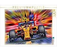 Puzzle · Stoffel Vandoorne - Saison 2018 | Digital Art Jean-Louis Glineur · 1000 pièces · Format assemblé 64 × 48 cm · CALVENDO Puzzle
