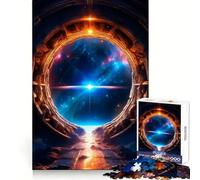 Puzzle Strange Portal 1000 pièces pour Adolescents Améliore la mémoire Loisirs Découpe Solide pour Les vœux du Père Noël 38x52cm