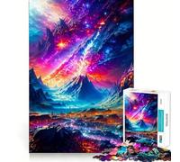 Puzzle Strange Sky 1000 pièces pour Adolescents, Puzzle logique Solide, Jeu de précision, Cadeau de Noël 50x75cm