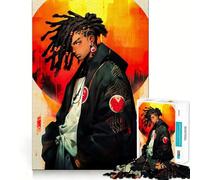 Puzzle Street Japan Sun pour Adolescents, 1000 pièces, Jeu de logique, Amusement d'intérieur, Bords précis, pièce de Collection Artistique 50x75cm