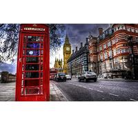 Puzzle Street View de Londres, 1 000 pièces, pour Adultes, Adolescents et Enfants, 38 x 26 cm