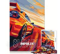 Puzzle Subaru Impreza pour Adultes, 1000 pièces, Jeu de logique et de Construction, découpe précise, Cadeau mémorable 38x26cm