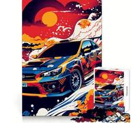 Puzzle Subaru Impreza WRX STI 1000 pièces pour Adolescents, Jouet Intelligent et ludique, Cadeau de Noël idéal 38x26cm